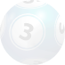 Stylized ball image for BIM Lottery visual